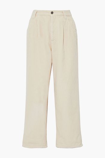 BRUNELLO CUCINELLI Cropped cotton-corduroy straight-leg pants