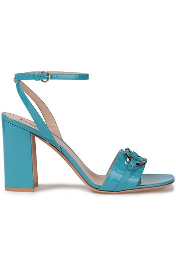 VALENTINO GARAVANI VLOGO Sandalen aus Lackleder