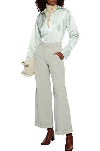 BRUNELLO CUCINELLI Cotton-corduroy wide-leg pants