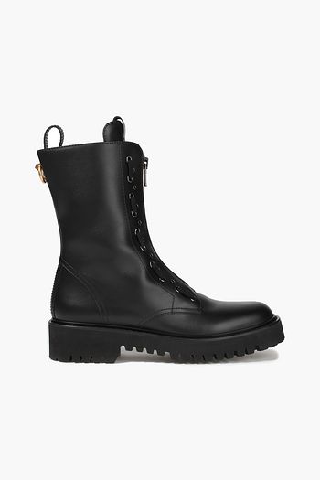 VALENTINO GARAVANI Combat Boots aus Leder