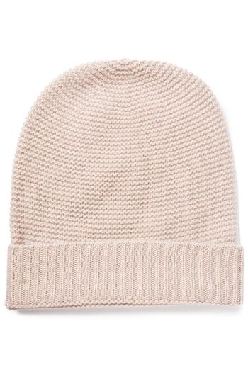N.PEAL Ribbed cashmere beanie