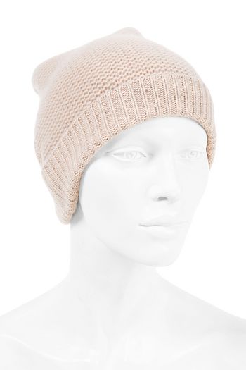 N.PEAL Ribbed cashmere beanie