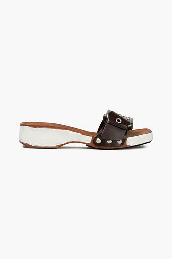 MARNI Buckle-detailed leather sandals