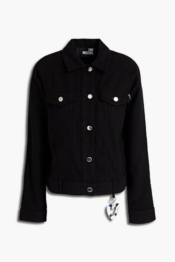 LOVE MOSCHINO Embellished cotton-blend jacket