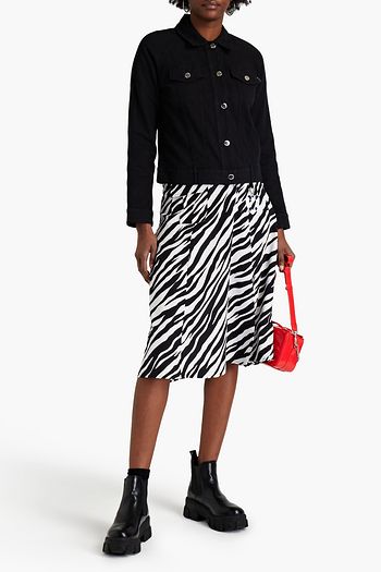 LOVE MOSCHINO Embellished cotton-blend jacket