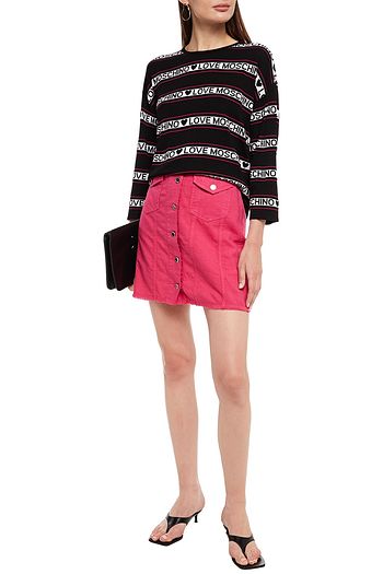 LOVE MOSCHINO Jacquard-knit sweater
