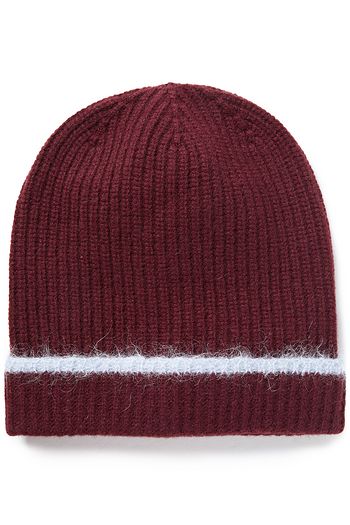 MARNI Beanie aus einer gerippten Wollmischung