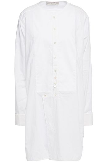 STELLA MCCARTNEY Hemdkleid aus Baumwollpopeline in Minilänge mit Knopfdetails