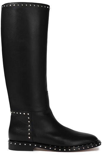 VALENTINO GARAVANI Studded leather boots