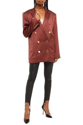 BALMAIN Doppelreihiger Blazer aus Satin