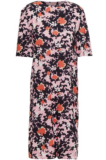 MARNI Printed crepe dress
