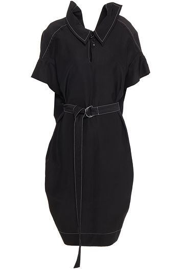 MARNI Kleid aus einer Ramiemischung mit Gürtel
