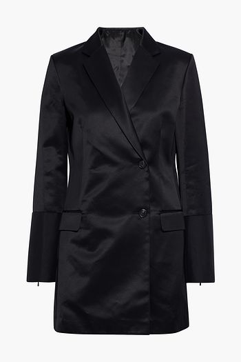 HELMUT LANG Cotton-blend sateen mini dress