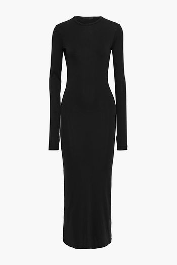 HELMUT LANG Cutout cotton-jersey maxi dress