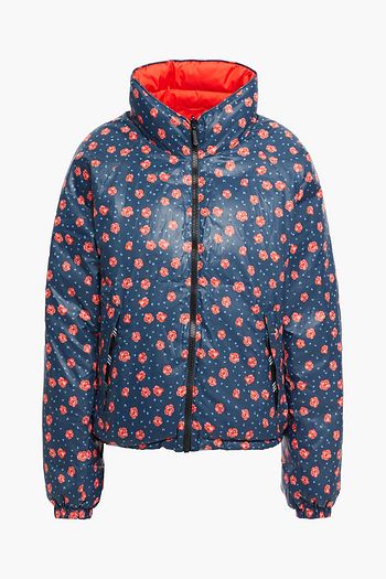 IENKI IENKI Wendbare Daunenjacke aus gestepptem Shell mit floralem Print