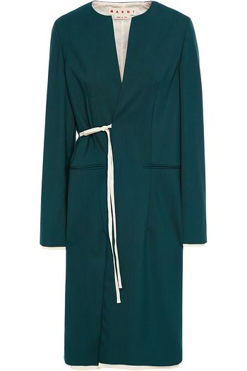 MARNI Wool wrap coat