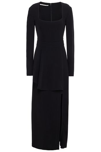 STELLA MCCARTNEY Mehrlagiges Maxikleid aus Stretch-Crêpe