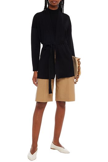JOHN SMEDLEY Jetta belted knitted cardigan