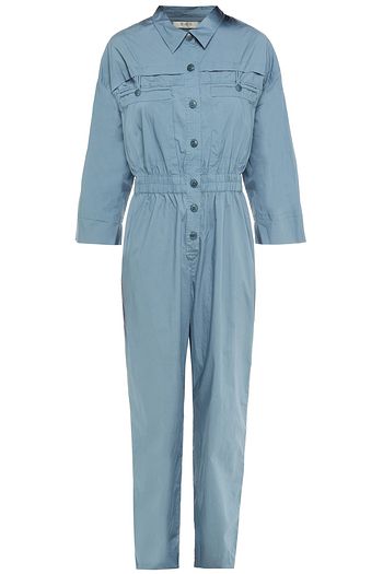 SEA Tabitha cotton-blend poplin jumpsuit