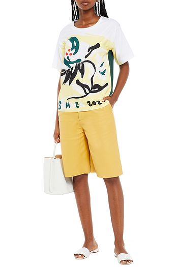 MARNI Printed cotton-jersey T-shirt