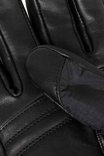 BOGNER Baca leather and shell ski gloves