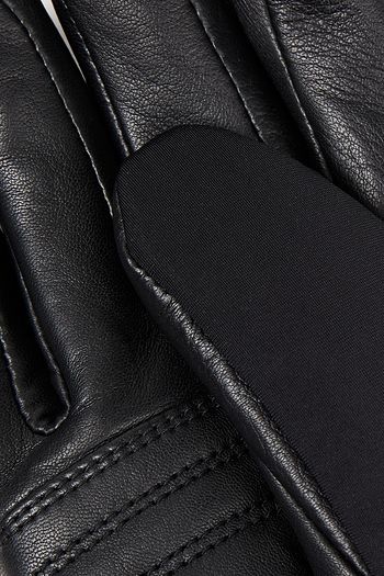 BOGNER Naila leather and shell ski gloves