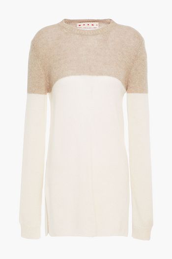 MARNI Two-tone cashmere sweater