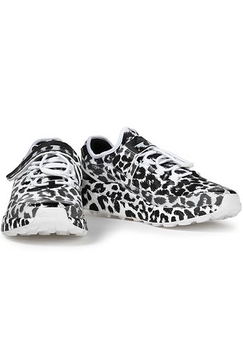 ADIDAS BY STELLA MCCARTNEY Outdoor Boost leopard-print scuba sneakers