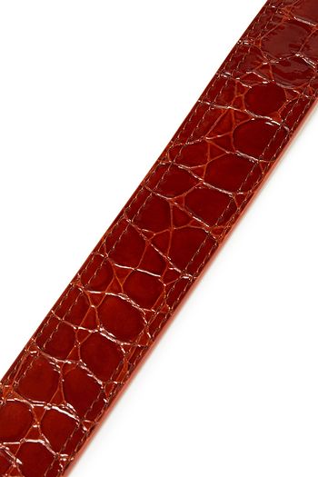MARNI Croc-effect leather belt