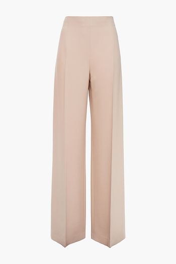 LORO PIANA Silk and wool-blend wide-leg pants