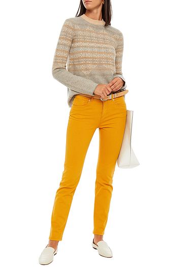 LORO PIANA Mid-rise slim-leg jeans