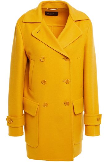 LORO PIANA Double-breasted cashmere-felt coat