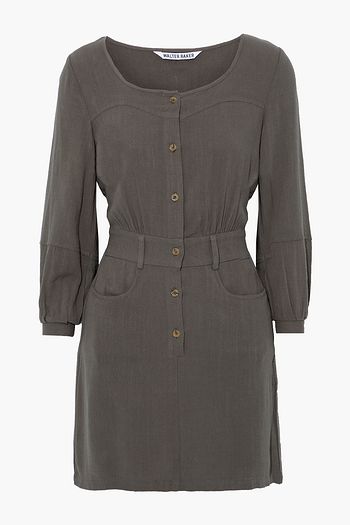 WALTER BAKER Raven gauze mini dress