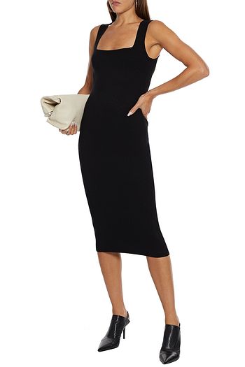 HELMUT LANG Contour ribbed-knit dress