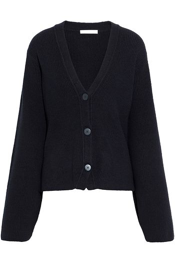 HELMUT LANG Cozy ribbed cotton-blend cardigan