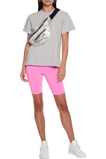 HELMUT LANG Neon stretch-knit shorts