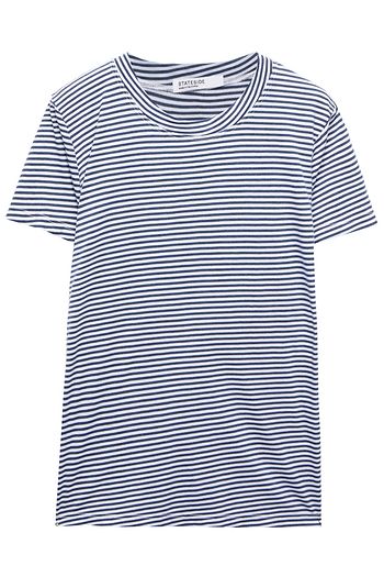 STATESIDE Striped cotton-jersey T-shirt