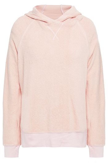 STATESIDE Cotton and modal-blend fleece hoodie