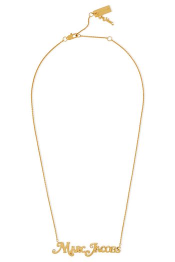 THE MARC JACOBS Gold-tone crystal necklace