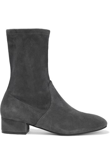 STUART WEITZMAN Raissa stretch-suede sock boots
