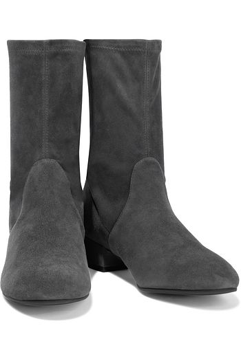 STUART WEITZMAN Raissa stretch-suede sock boots