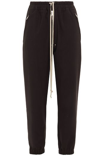RICK OWENS Cropped woven tapered pants