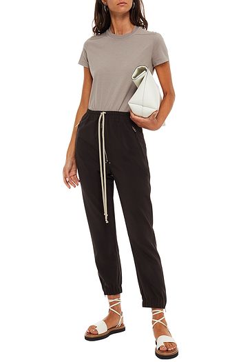 RICK OWENS Cropped woven tapered pants