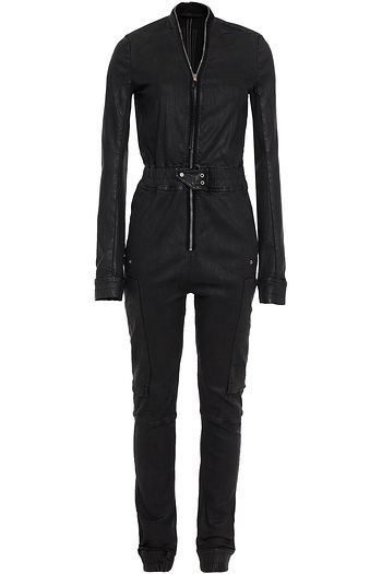 DRKSHDW BY RICK OWENS Coated-denim jumpsuit