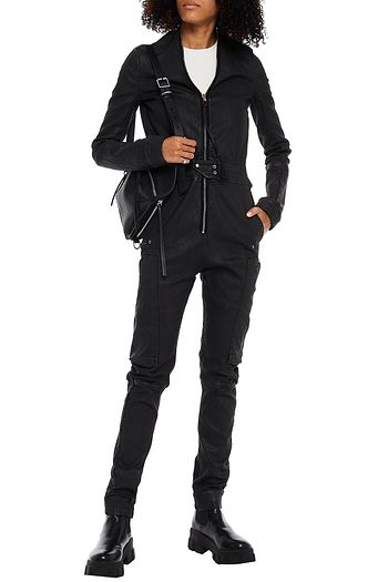 DRKSHDW BY RICK OWENS Coated-denim jumpsuit
