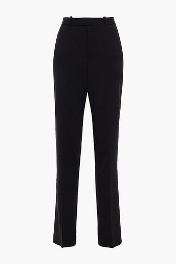 BITE STUDIOS Zip-detailed wool-blend straight-leg pants