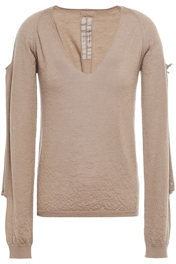 RICK OWENS Brushed cashmere sweater