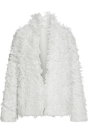 BRUNELLO CUCINELLI Brushed mohair-blend jacket