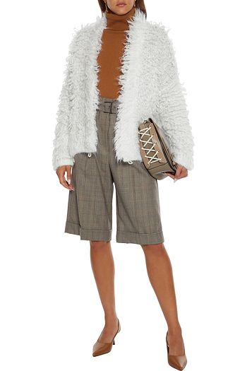 BRUNELLO CUCINELLI Brushed mohair-blend jacket