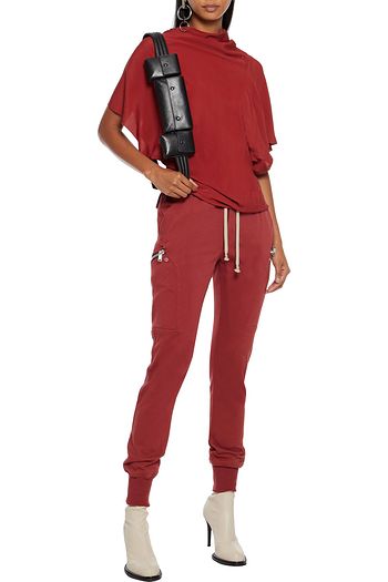 RICK OWENS Bauhaus cotton-jersey track pants